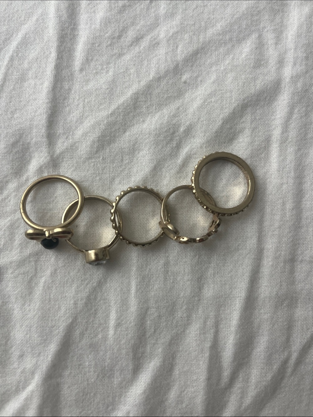 Stacking Rings Set of 5 - Picture 3 of 3